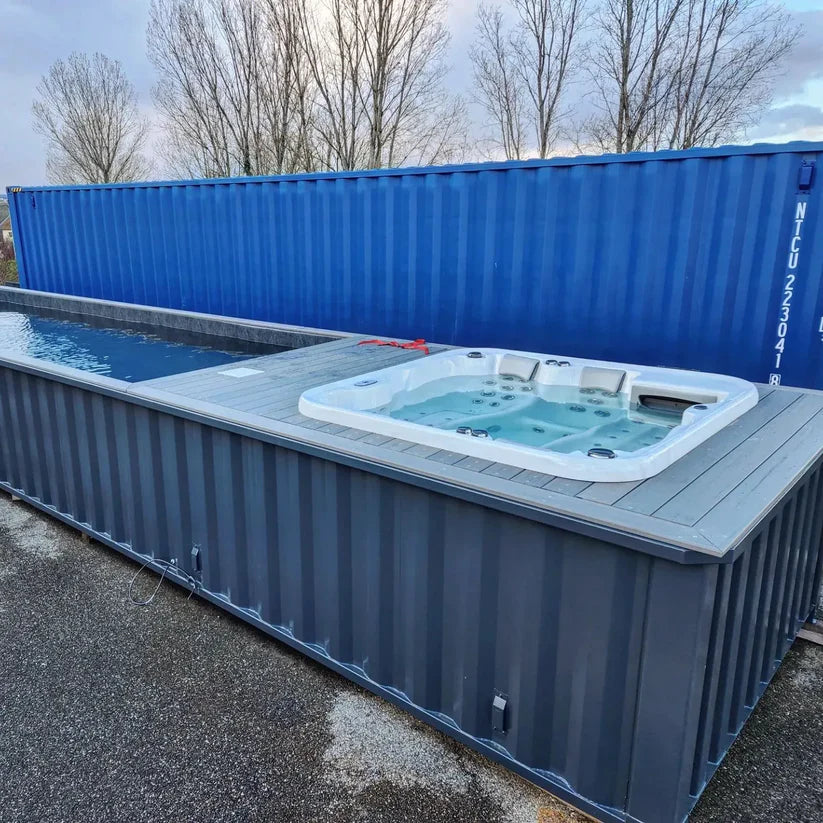 Piscina em Contentor 12m – Solução Ecológica e Pronta