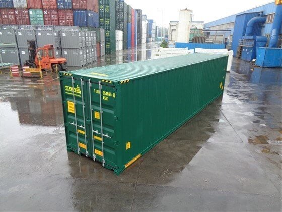 Contêiner 40 pés HC com portas duplas