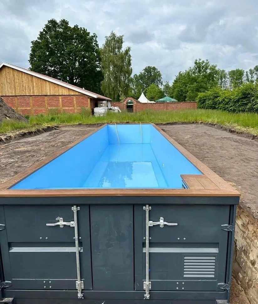 Piscina em Contentor 12m – Solução Ecológica e Pronta