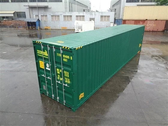 Contêiner 40 pés HC com portas duplas
