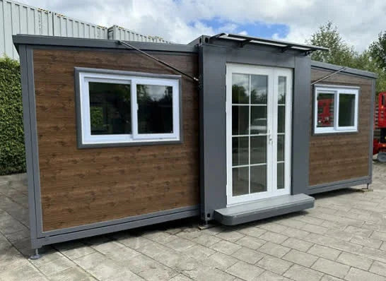 Contentor Móvel Tiny House com Dois Quartos e Cozinha – 2024
